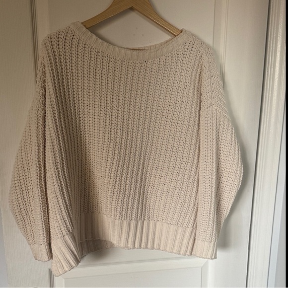 American Eagle Outfitters Cream Knit Cardigan - Picture 3 of 3